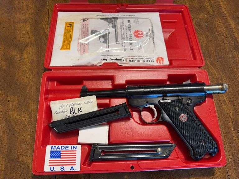 Ruger Mark II 50th Anniversary .22LR hand gun