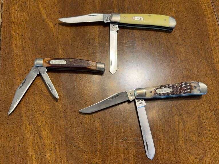 2 case and 1 old timer knives