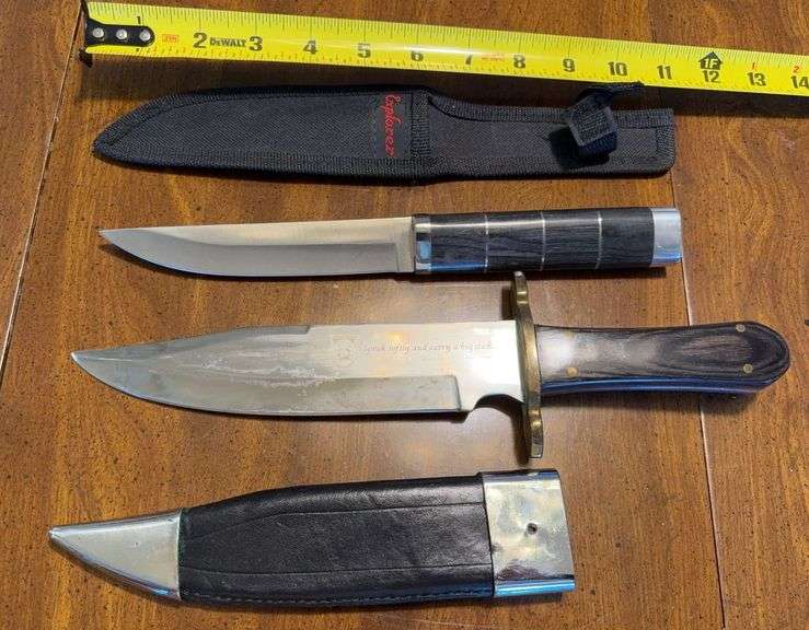 2 knives as shown