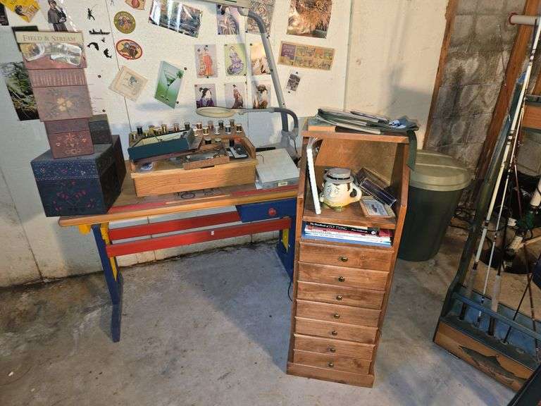 Large lot of fly fishing supplies, fly tying books and accessories