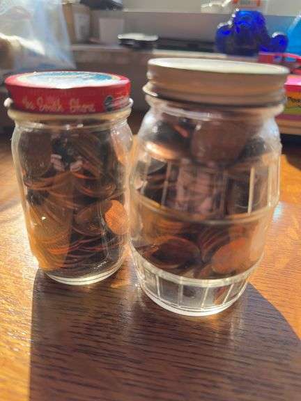 2 small jars of unsearched Pennie’s. Some wheat Pennie’s