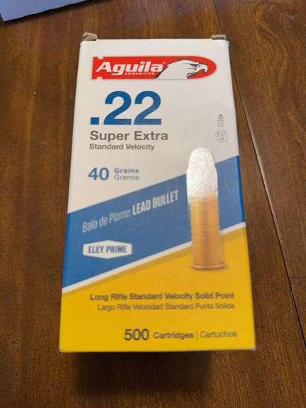 Aguila .22 40 grain bullets