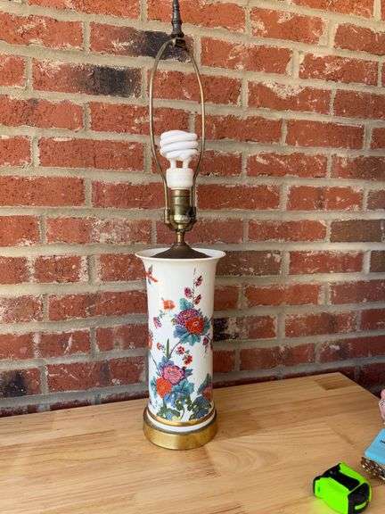 Lenox Saxony Vase Lamp