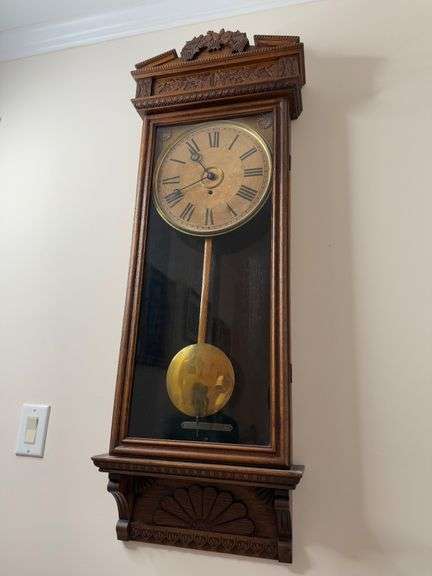 Gilbert “Defender” No. 14 Oak Wall Clock