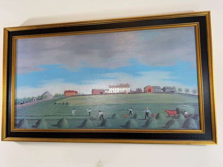 Ralph Wheelock’s Farm, Canvas (Francis Alexander 1822)