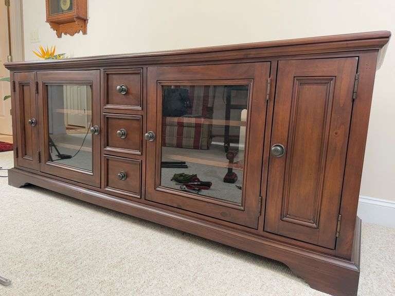 76” Solid Wood Console