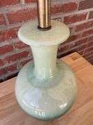 Green Glazed Pottery Lamp