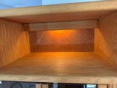 Solid Oak Entertainment Center