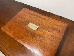 Cigar Humidor w/ Milk Glass Lining