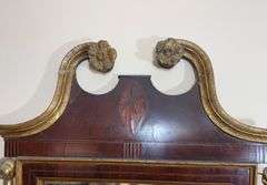 Antique Chippendale Style Mahogany Wall Mirror