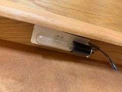Solid Oak Entertainment Center