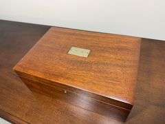 Cigar Humidor w/ Milk Glass Lining