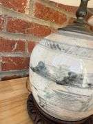 Asian Ginger Jar Lamp Duo