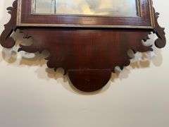 Antique Chippendale Style Mahogany Wall Mirror