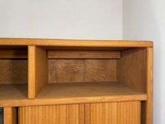 Solid Oak Entertainment Center