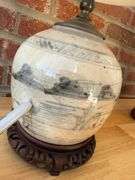 Asian Ginger Jar Lamp Duo