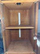Solid Oak Entertainment Center