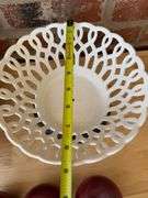 Ceramic Woven Baskets with Decor