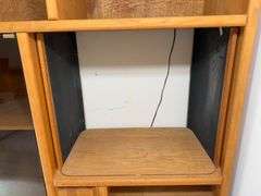 Solid Oak Entertainment Center