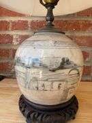 Asian Ginger Jar Lamp Duo