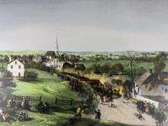Retreat of the British from Concord