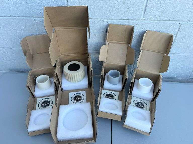 Radiate Indoor Campfire Bundle: Four Pack of Portable Warmth