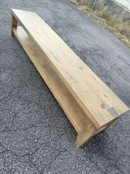 Sturdy Wooden Coffee Table/Bench image