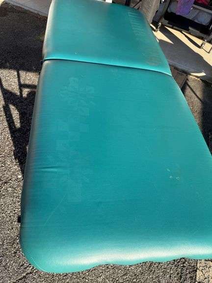 Living Earth Crafts Centennial Gold Olympic Massage Table - A Piece of History! image