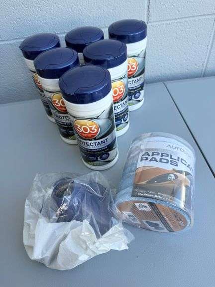 Car Care Extravaganza: 303 Protectant Wipes & Applicator Pads!