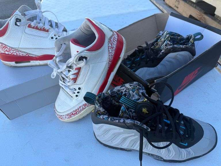 Double the Trouble: Nike Air Jordan and Nike Air Foamposite Sneakers image