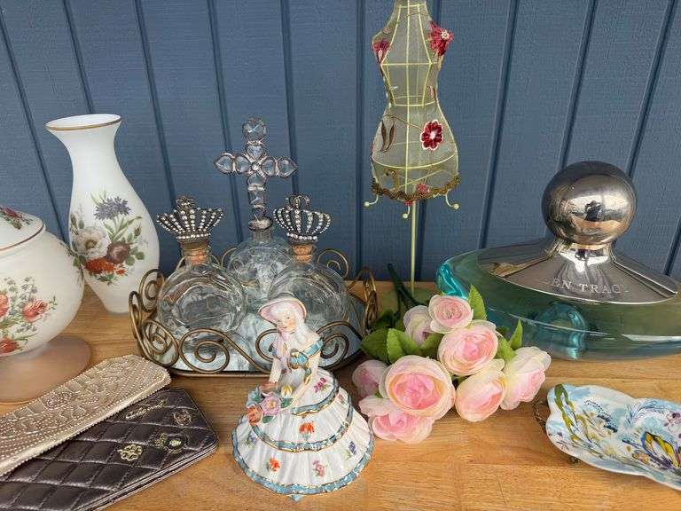 Eclectic Estate Treasures: Porcelain Lady, Pearl Clutch, and More! image