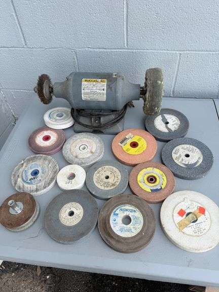Baldor Grinder-Buffer with Assorted Wheels - Get Your Grind On! image