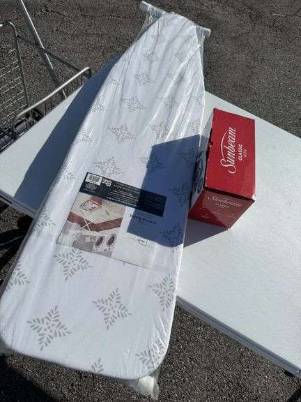 Ironing Day Essentials: Mainstays Ironing Board & Sunbeam Classic Iron image