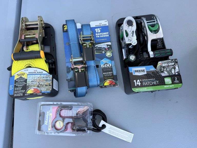 Ratchet Tie-Downs and Bungee Cords Bonanza!
