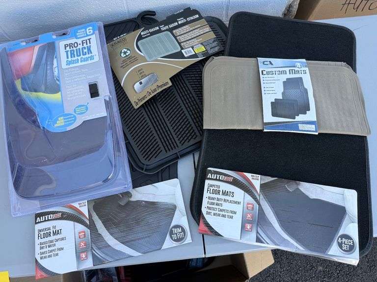 Car Floor Mats and Splash Guards Galore!