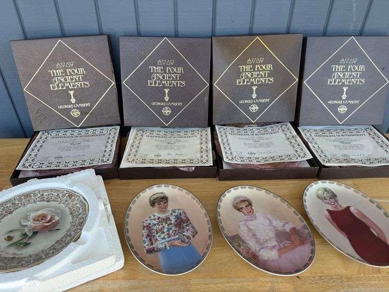 A Touch of Royalty: Knowles 'Four Ancient Elements' & Princess Diana Plate Collection image