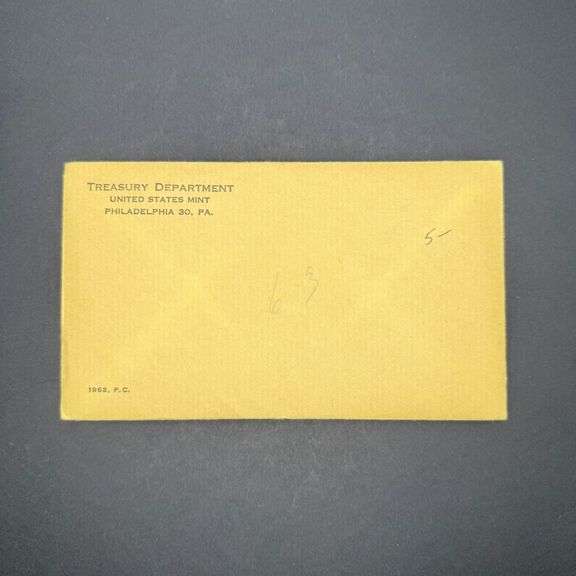 Unopened 1963 Proof Set – Philadelphia Mint Envelope image