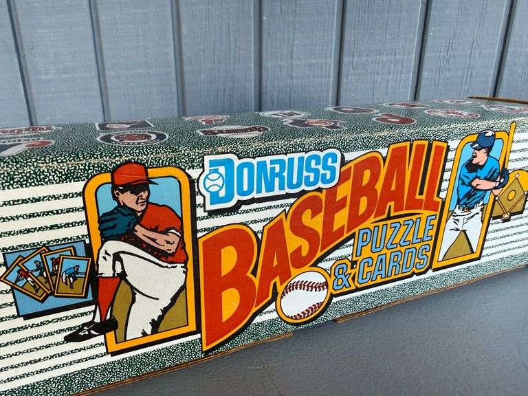 1990 Donruss Baseball Puzzle and Trading Cards Sealed Box image