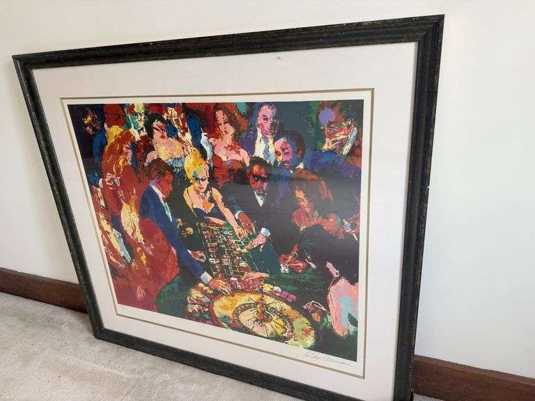 LeRoy Neiman Roulette Serigraph Numbered & Signed image