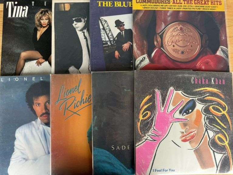 Mixed Lot of Various Artists - Record Albums, LP, Blues Brothers, Tina Turner and More! image