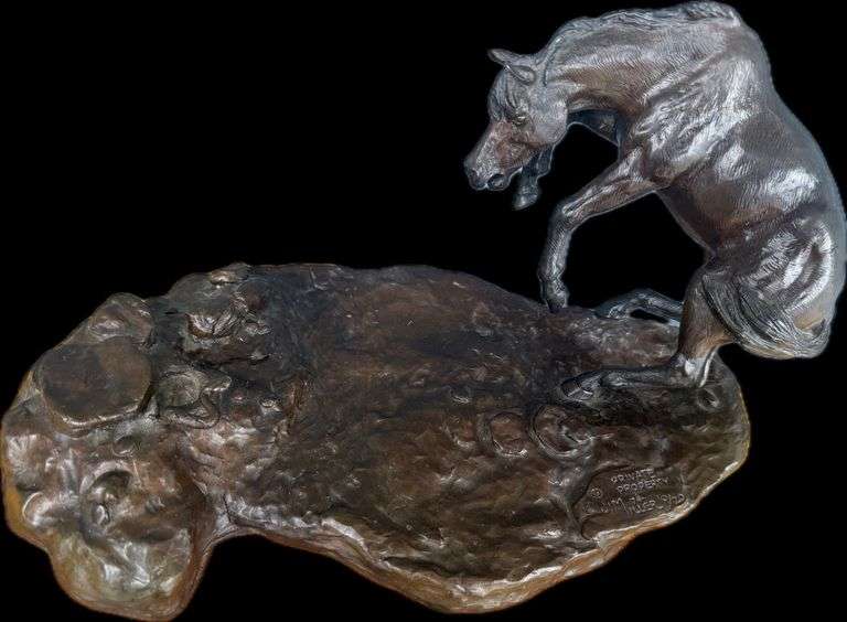 Jim Miller Horse & Snake Bronze Statue image