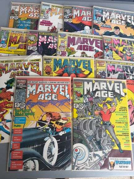 Collection of Marvel Age Comics - Issues 42 to 54 image