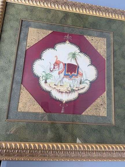 Framed "Dressed Elephant" Print by Charles Keath image