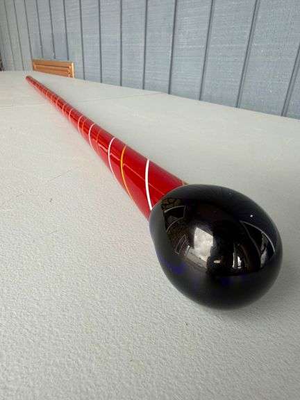 Italian Art Glass Walking Cane image