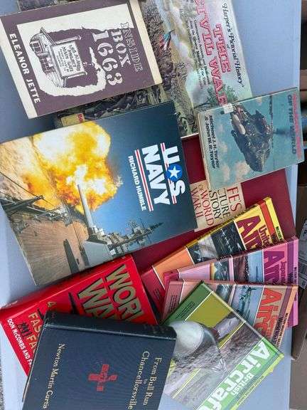 Lot of 15+ Military & Historical Books - A Journey Through Time! image