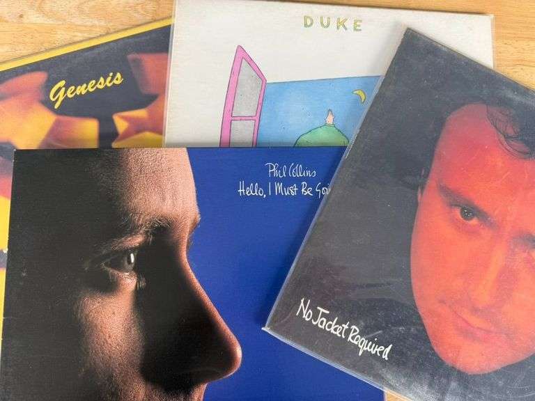 Genesis & Phil Collins Vinyl Record Collection (4 Albums) image