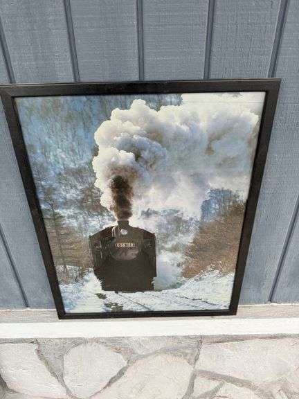 Framed Steam Train Print from Gallery House image