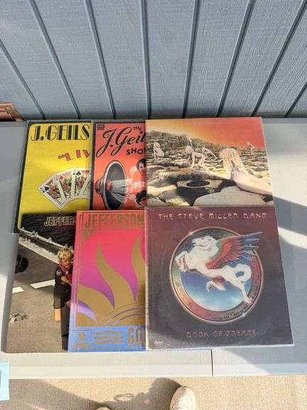 Vinyl Record Lot - Steve Miller Band, Led Zeppelin, Jefferson Starship and J Geils Band image