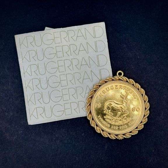 14k Gold-Framed 1980 Krugerrand – A Standout Classic image