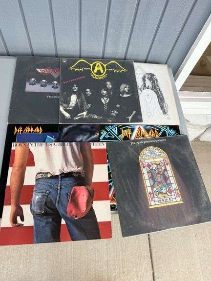 Assorted Rock and Roll Vinyl Records image